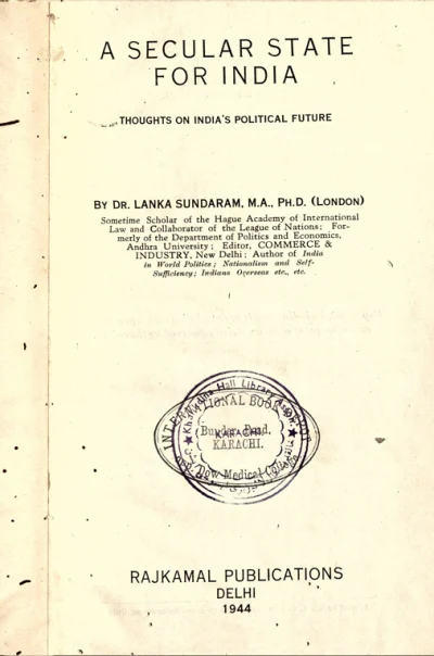 A Secular State for India: Thoughts on India’s Political Future