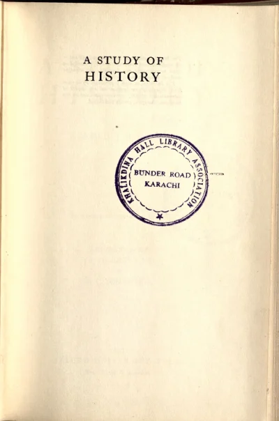 A Study Of History