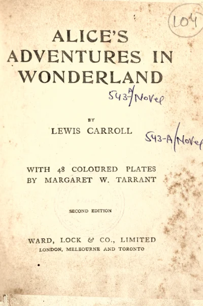 Alice’s Adventures In Wonderland