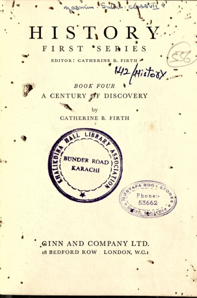 History First Series: Book Four – A Century of Discovery
