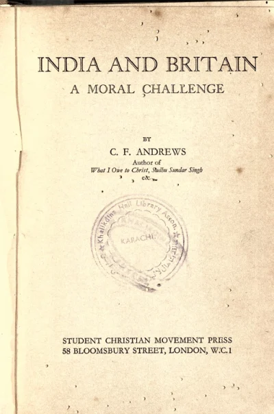 India And Britain: A Moral Challenge