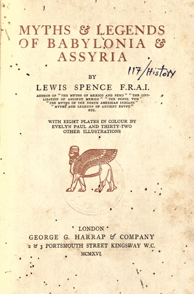 Myths & Legends Of Babylonia & Assyria