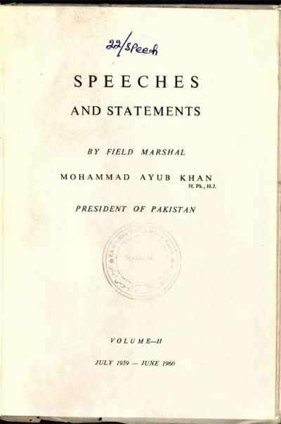 Speeches and Statements: Vol. II (July 1959 – June 1960)