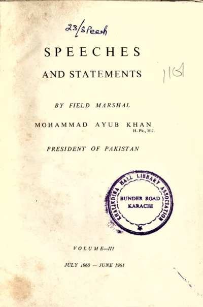 Speeches and Statements: Vol. III (July 1960 – June 1961)