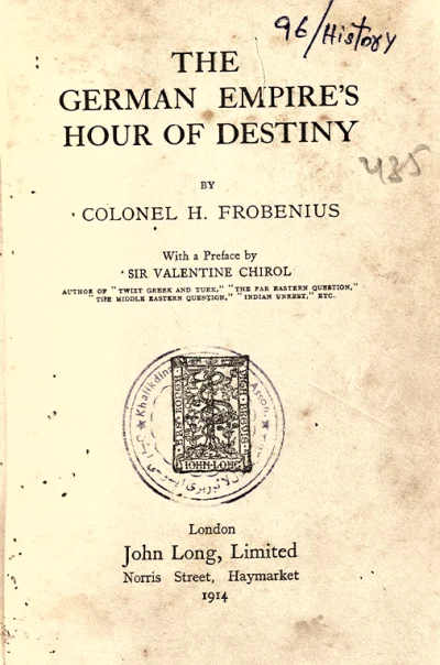 The German Empire’s Hour Of Destiny