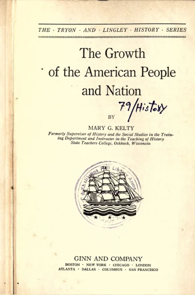 The Growth Of The American People And Nation