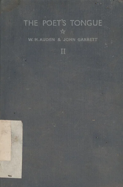 The Poet’s Tongue: II