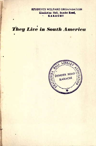 They Live In South America