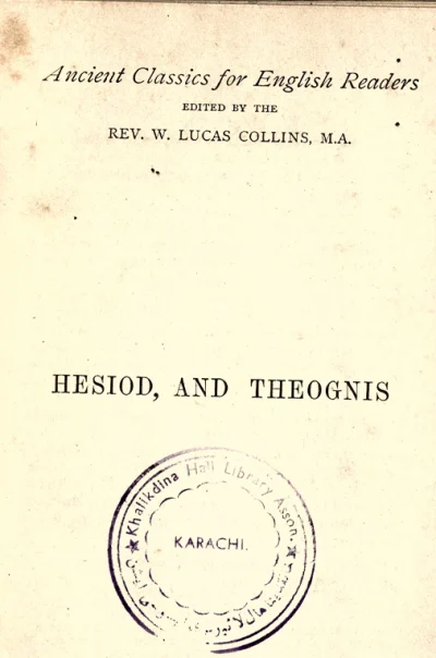 Ancient Classics For English Readers