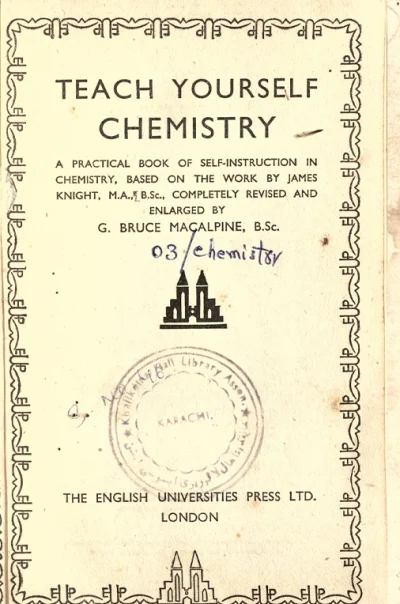 Teach Yourself Chemistry