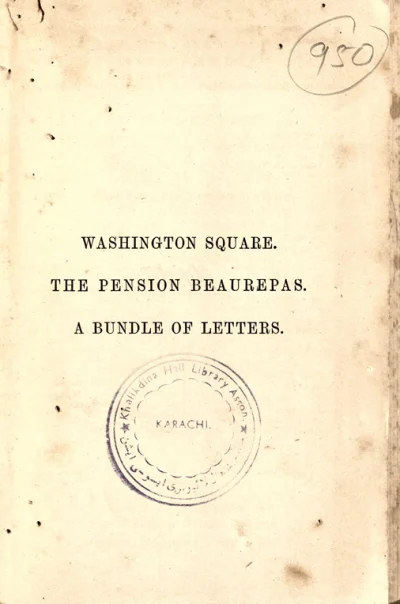 Washington Square – A Bundle Of Letters