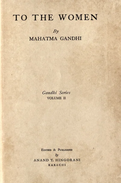 To the Women – Gandhi Series, Vol. II