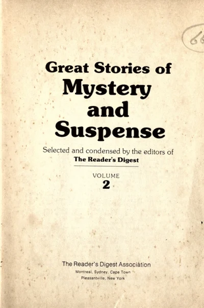 Great Stories of Mystery and Suspense – Vol. II